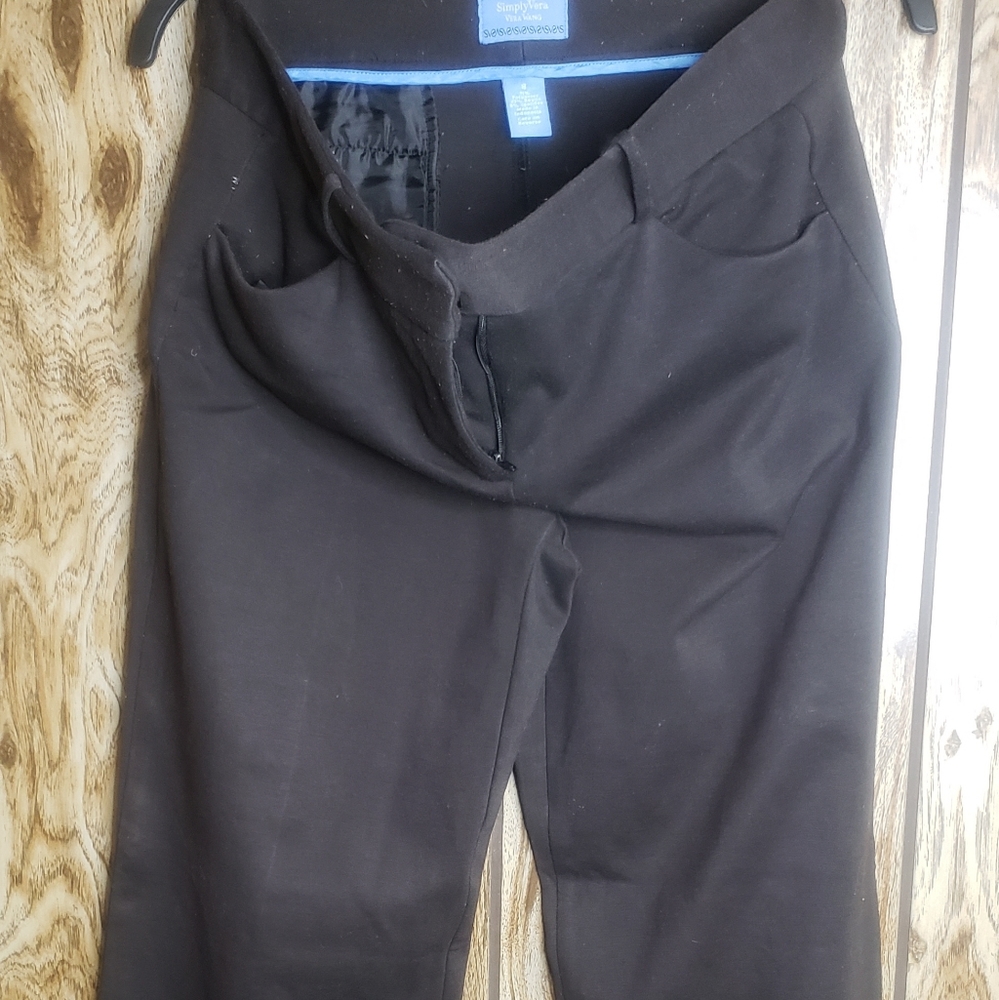 Vera Wang dress pants black